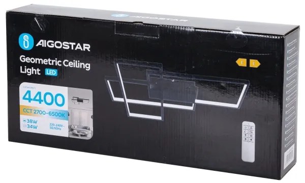 Aigostar - LED Stmievateľné stropné svietidlo LED/38W/230V 2700-6500K + DO