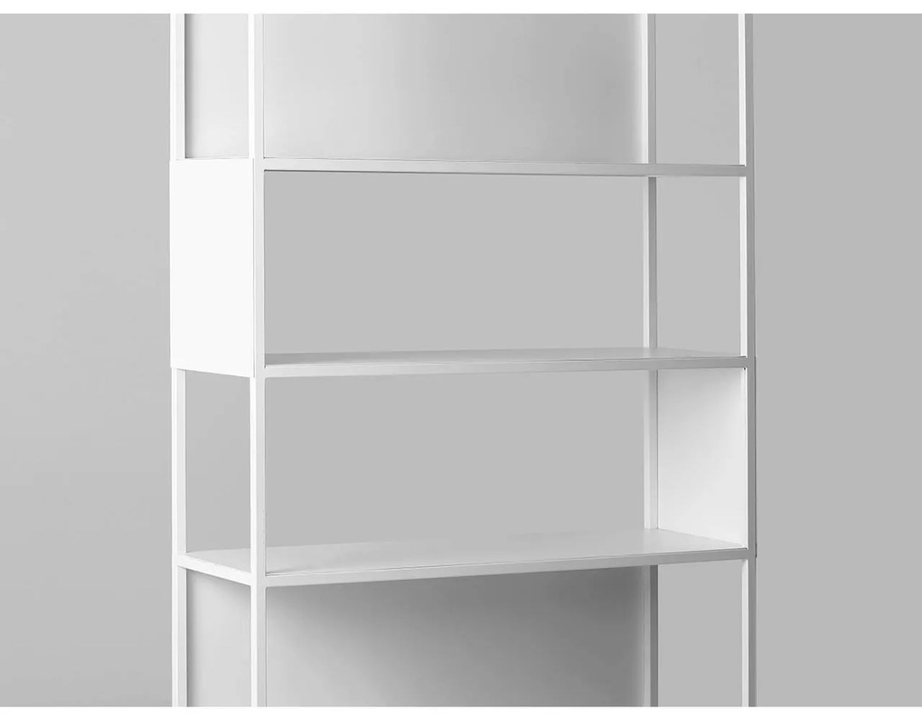 Biela Knižnica Hyller 100 × 35 × 180 cm CUSTOMFORM