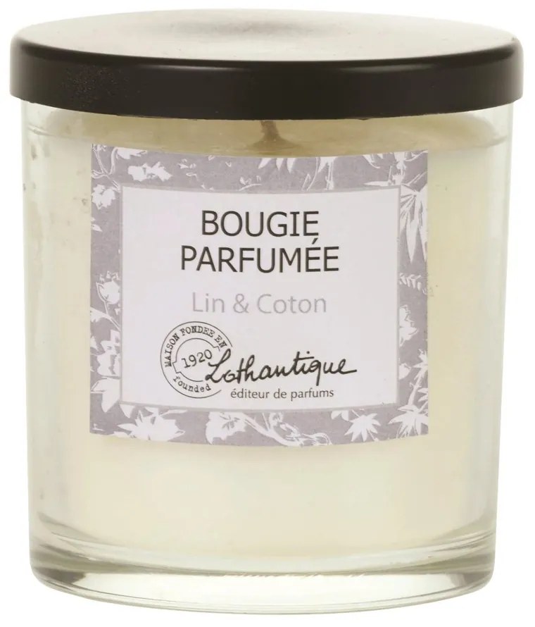 Lothantique Vonná sviečka 160 g Linen&Cotton - L`editeur de parfums