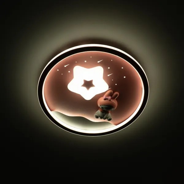 Brilagi - stmievateľné LED detské stropné svietidlo BUNNY LED/83W/230V 3000-6000K +DO