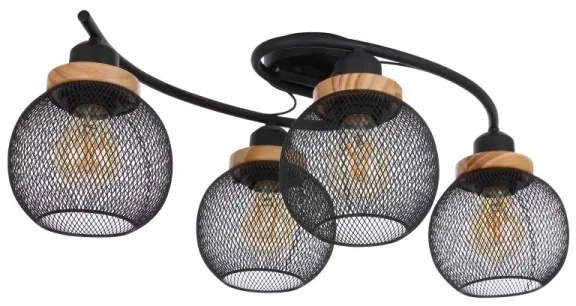 Globo 15663-4D - Prisadený luster PABLO 4xE27/60W/230V