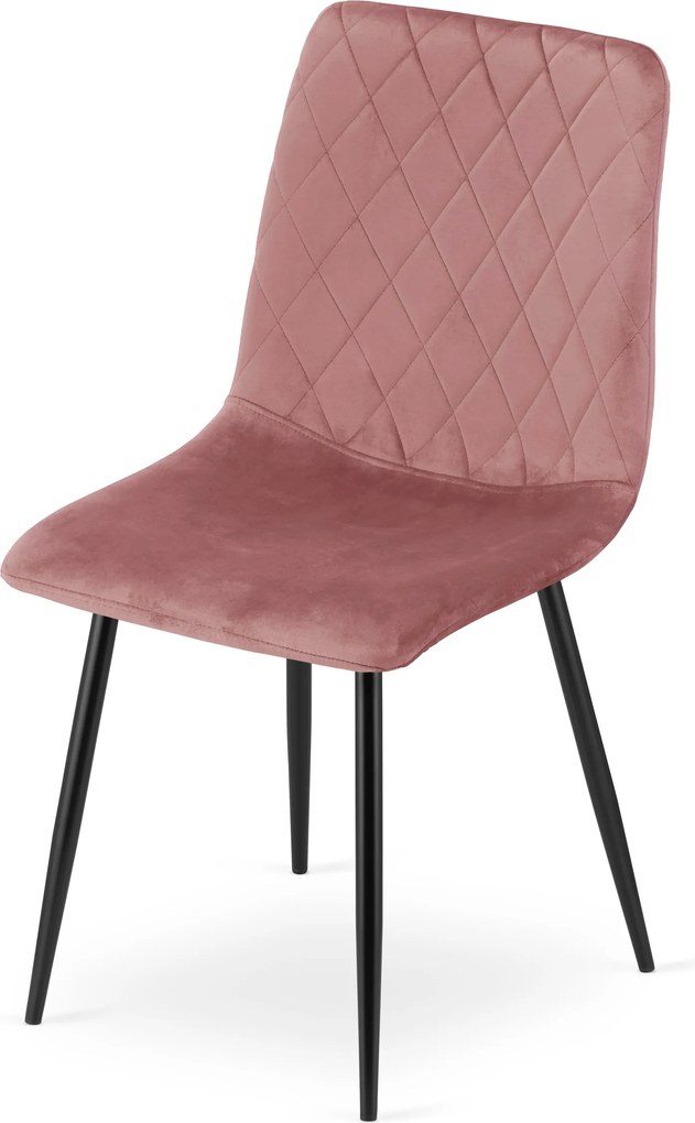 Set 2 kresiel TURIN - ružový zamat