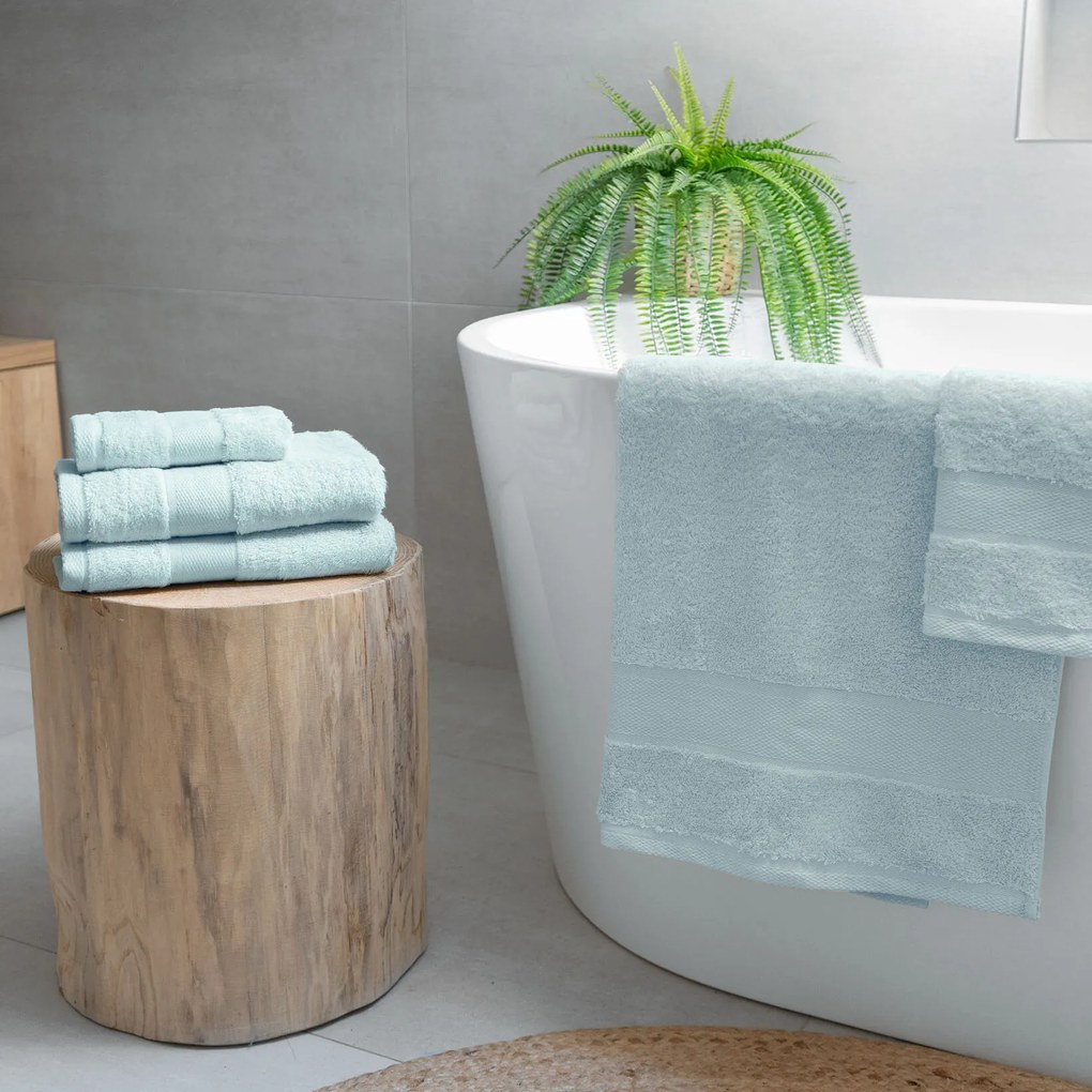 Goldea bambusový uterák/osuška - blankytne modrý 50 x 100 cm