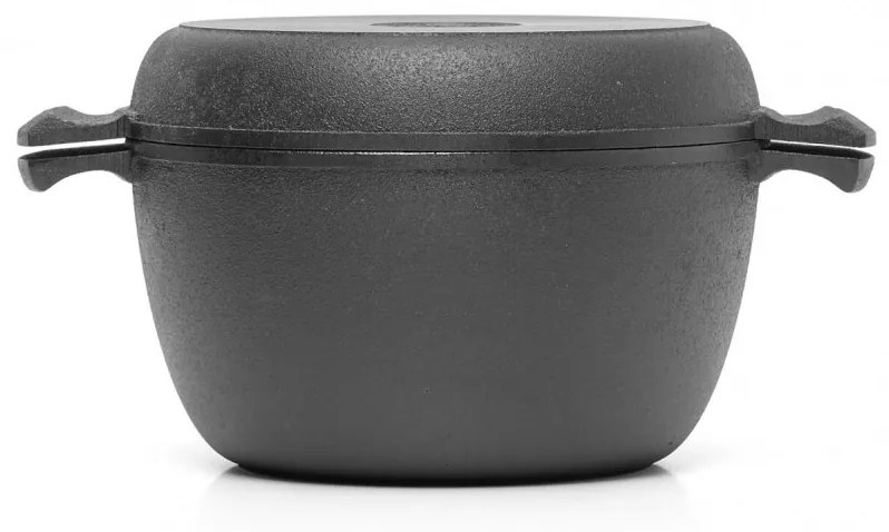 Skeppshult Súprava liatinového hrnca a panvice 23 cm/3 l, čierna, 0610-1