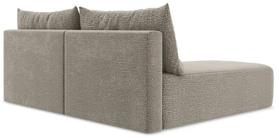 Béžová rozkladacia/s úložným priestorom rohová pohovka (ľavý roh) Kalena – Makamii