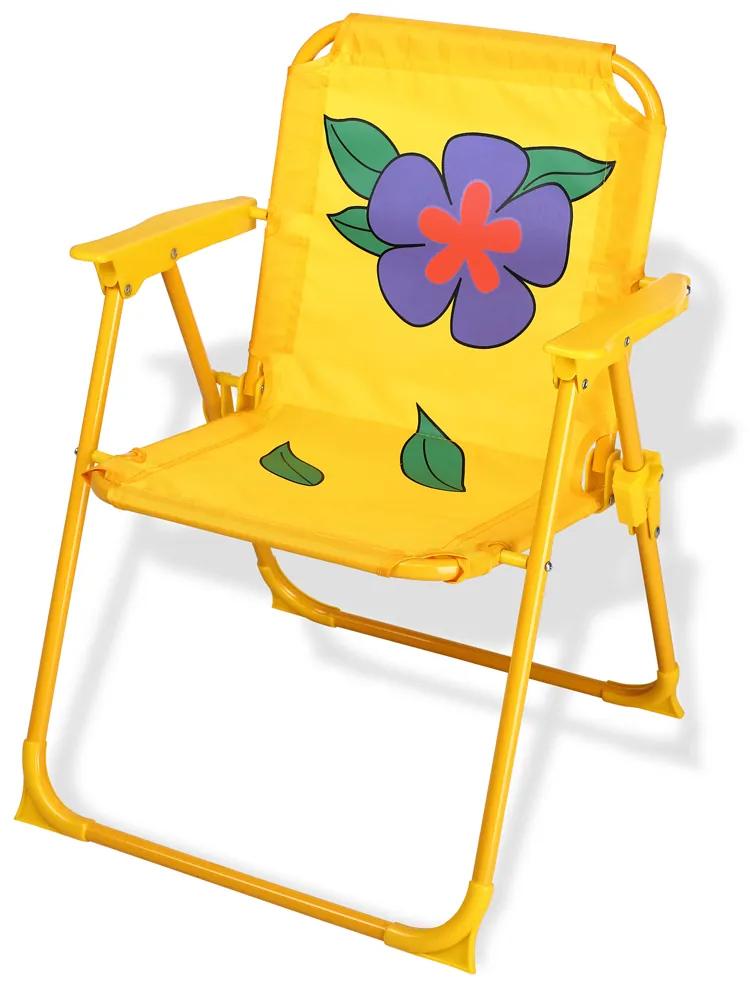 Detský záhradný nábytok Lienka, 2 stoličky, výškovo nastaviteľný stôl, slnečník