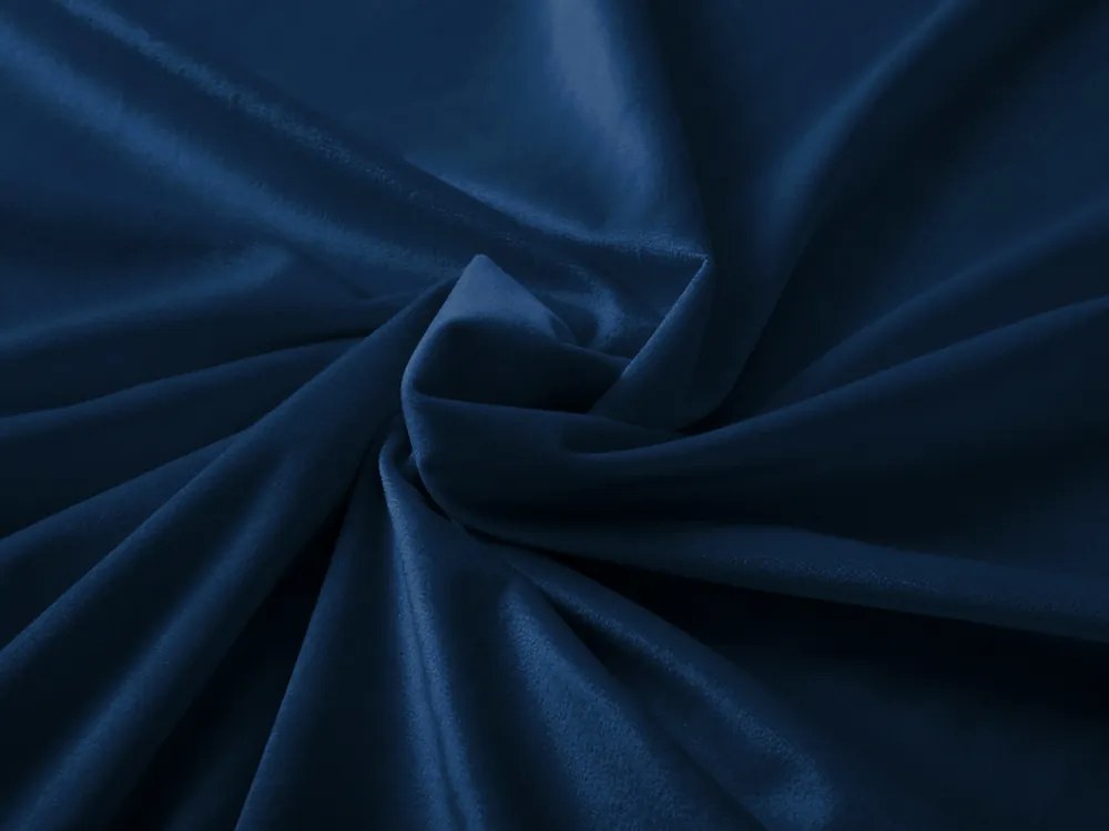 Biante Veľký zamatový obdĺžnikový obrus Velvet Premium SVP-029 Námornícka modrá 160x200 cm
