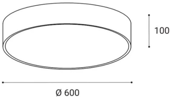 LED2 - LED Stropné svietidlo MONO LED/60W/230V 3000/4000K čierna