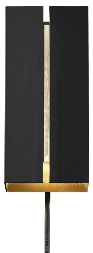 Nástenné svetlo Nordlux Curtiz (čierna) hliník, kov IP20 2110551003