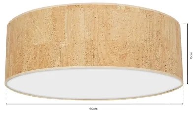 Stropné svietidlo CORK 3xE27/60W/230V