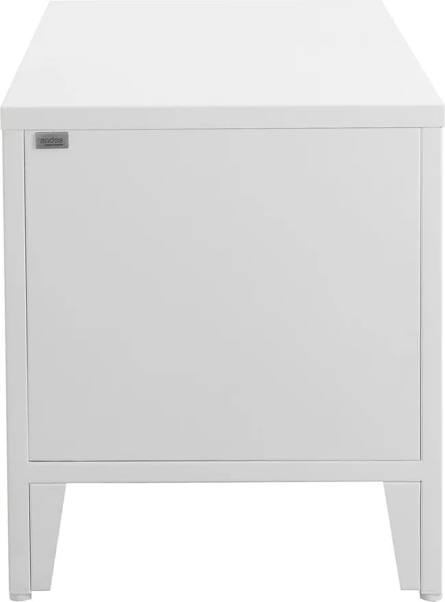 Biela skrinka na topánky s lavicou Salino – Støraa