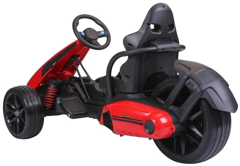 LEAN CARS ELEKTRICKÁ KÁRA - CH9939 - NELAKOVANÁ - ČERVENÁ 2x45W MOTOR - 12V7AhBATÉRIA - 2023
