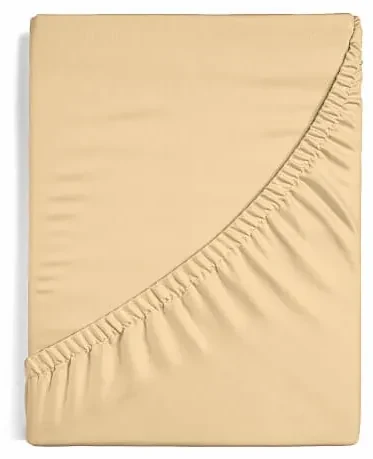 Napínacia plachta na posteľ - Sand Jersey 200/200/25
