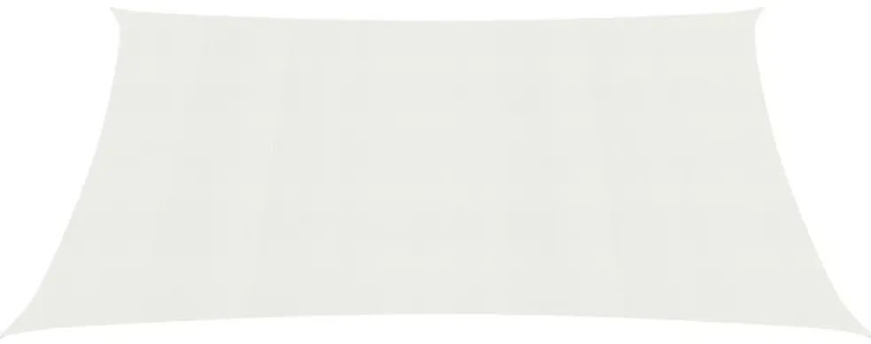 vidaXL Tieniaca plachta 160 g/m², biela 5x6 m, HDPE