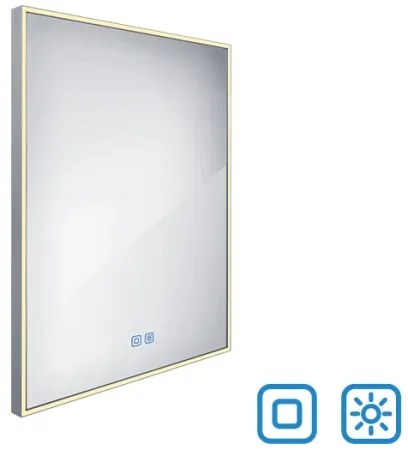 NIMCO ZP 13002VX - LED Kúpeľňové podsvietené zrkadlo 3000-6500K 80x60 cm IP44
