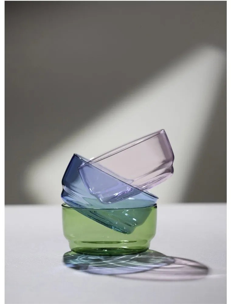 Ružové sklenené misky v súprave 2 ks 500 ml Torino – Lyngby Glas