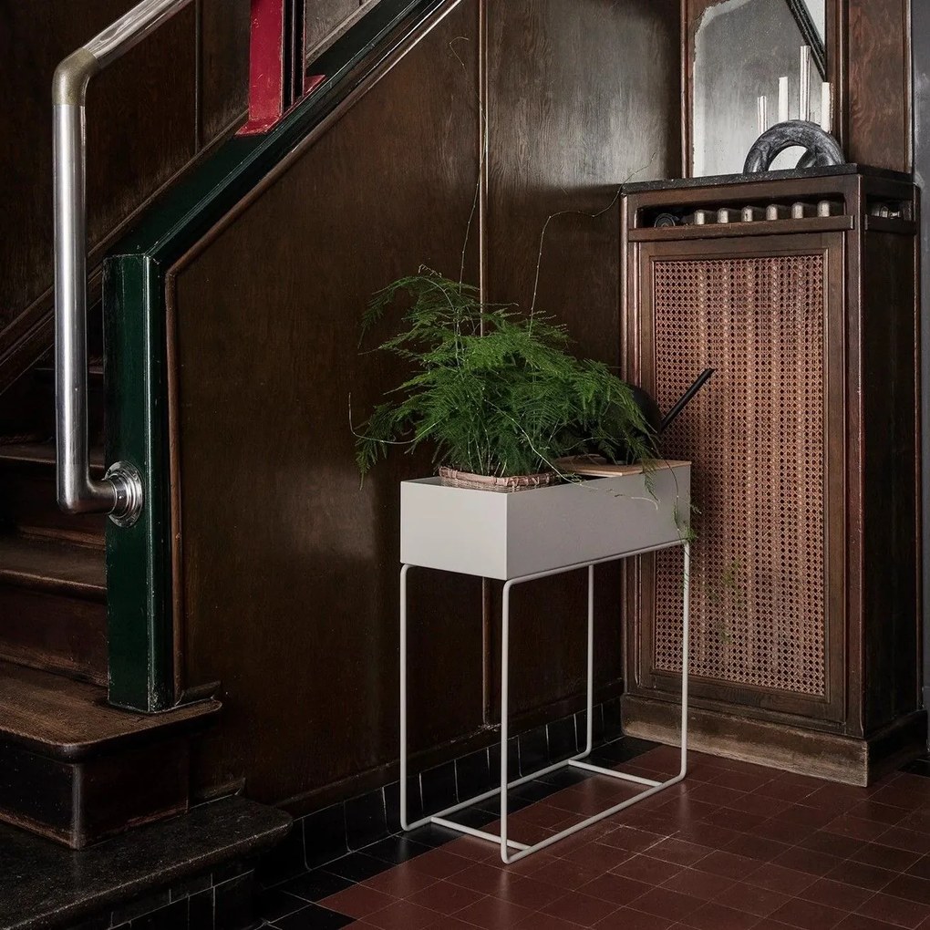 Ferm Living Stojan na kvety Plant Box Light Grey