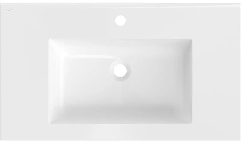 Mexen Otis, umývadlo na zapustenie 81 x 46,5 cm, biela lesklá, 25188000