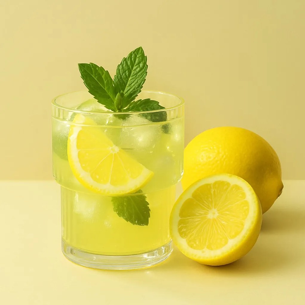 Sada 4 ks sklenic ELLA STRIPES 320 ml čirá