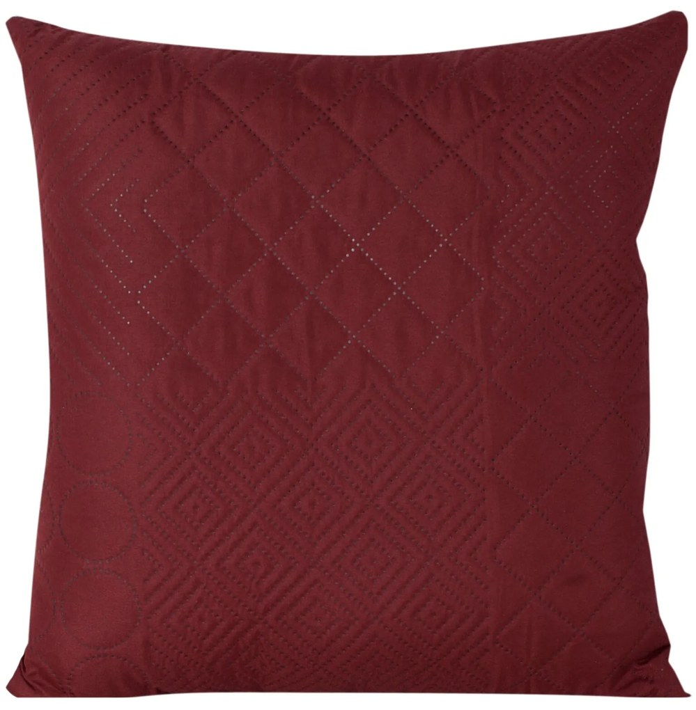 DEKORAČNÁ OBLIEČKA NA VANKÚŠ BONI5 40X40 CM TEHLOVÁ