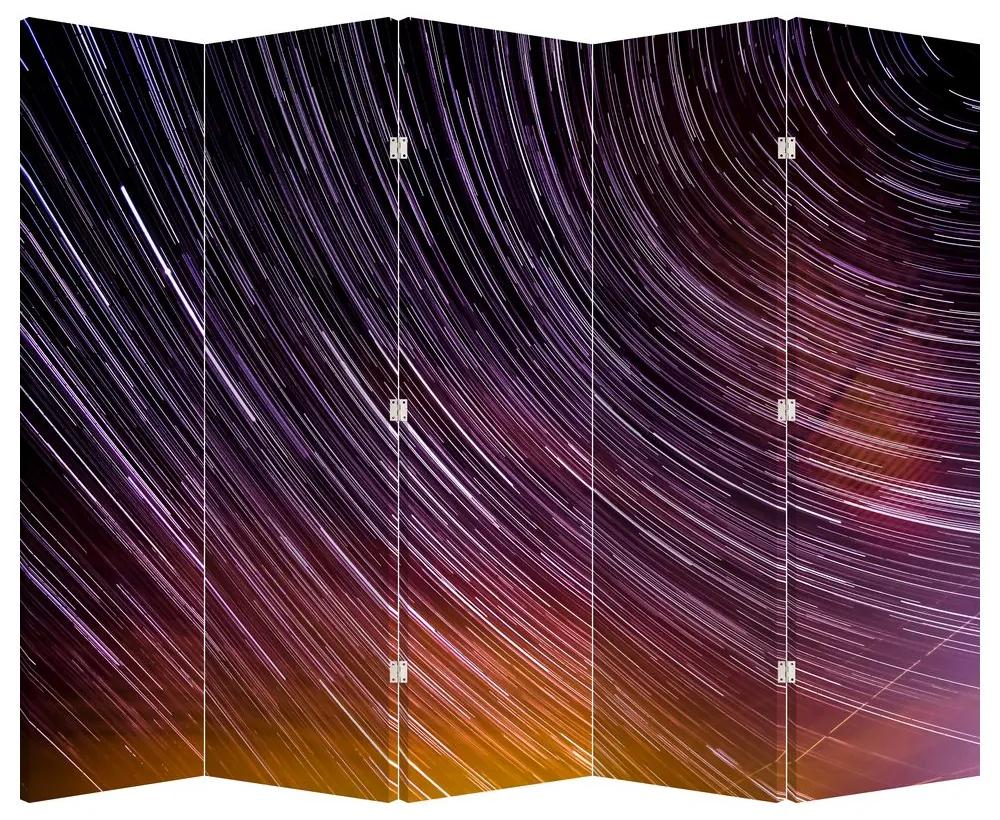 Paraván - Rozmazané hviezdy na oblohe (210x170 cm)