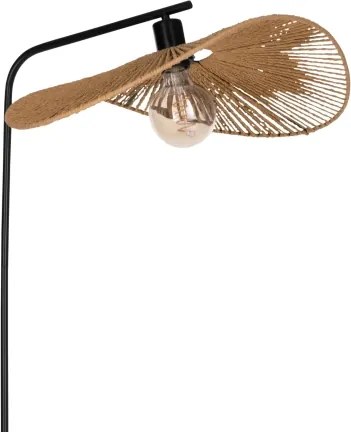 Eglo 31966 - Stojacia lampa SIRUELA 1xE27/42W/230V hnedá/čierna