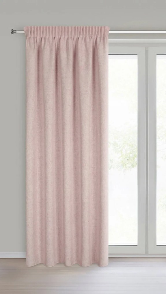 ZÁVES NA PÁSKE JULA2 140X270 CM PUDROVÁ