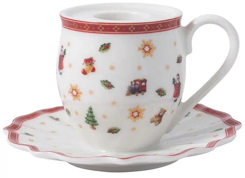 Toy 's Delight Decoration Svietnik na čajovú sviečku, Hrnček s tanierikom, Villeroy & Boch