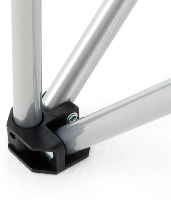 Divero 68318 Skladacia kempingová stolička s držiakom nápojov, červená