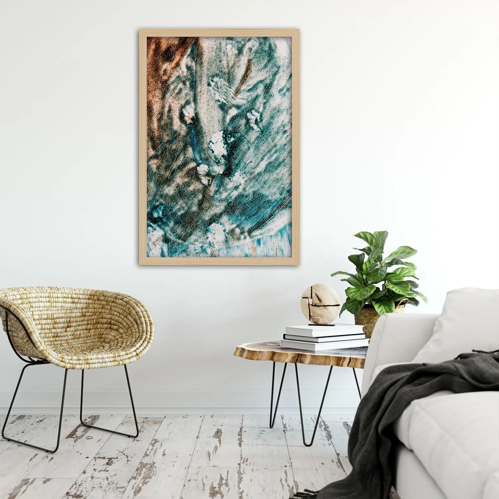 Gario Plagát Abstrakcia inšpirovaná prírodou Farba rámu: Bez rámu, Rozmery: 40 x 60 cm