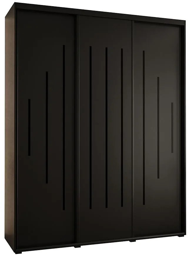 Skriňa 45 Canaris 12 190 čierna/čierna