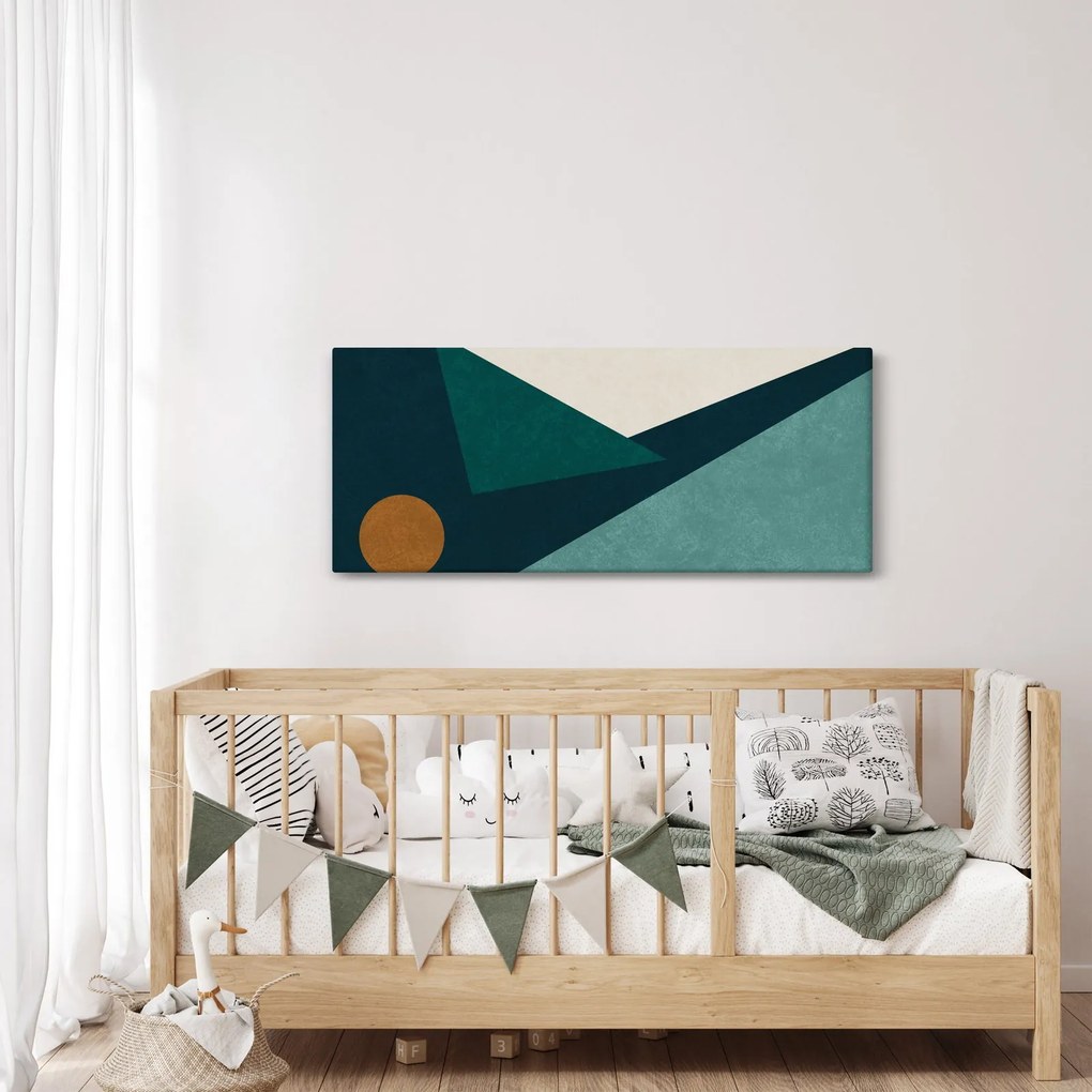 Obraz - Kubistická abstrakcia (120x50 cm)