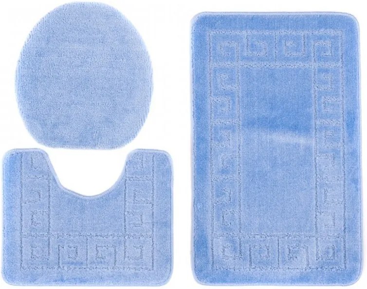 Kúpeľňové predložky 1030 modré 3Ks, Šířky běhounů 100 cm