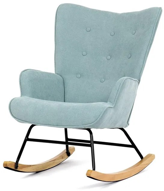 Autronic BONTEC Hojdacie kreslo, modrá, látka, AK-371 BLUE2 Farba: Hnedá
