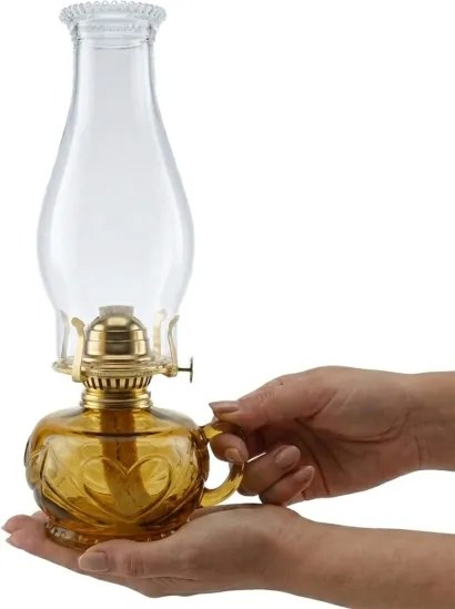 Brilagi - Petrolejová lampa MERLIN oranžová