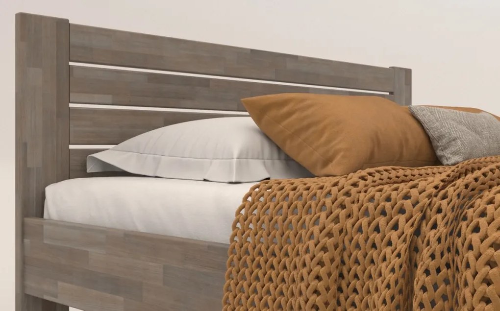 Posteľ Irma 180x200 cm, šedý buk