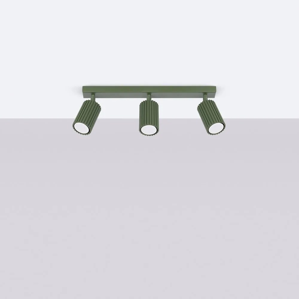 Zelené bodové svietidlo 6,5x45 cm Gleam – Sollux