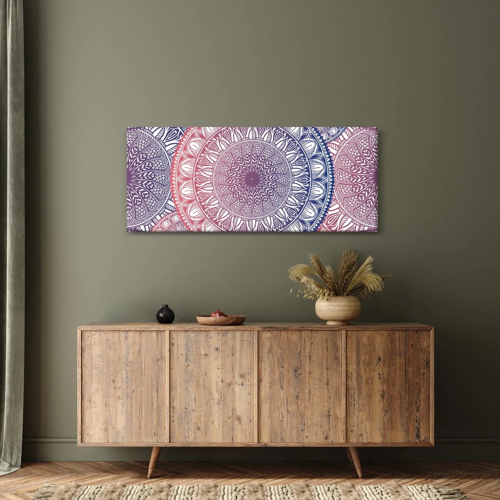 Obraz z mandál (120x50 cm)