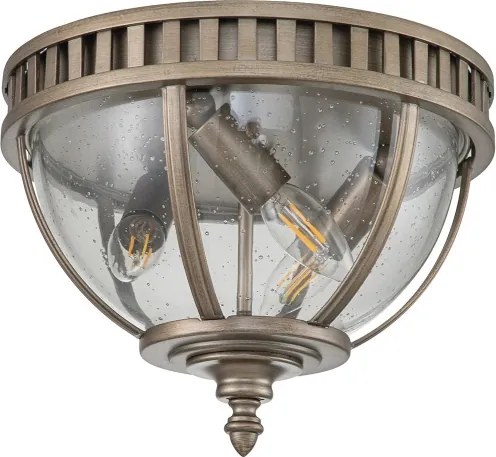 Kichler KL-HALLERON-F-BU - Vonkajšie stropné svietidlo HALLERON 3xE14/40W/230V IP44