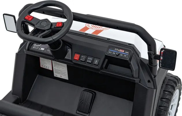 Elektrické autíčko Pick-Up Champion biele