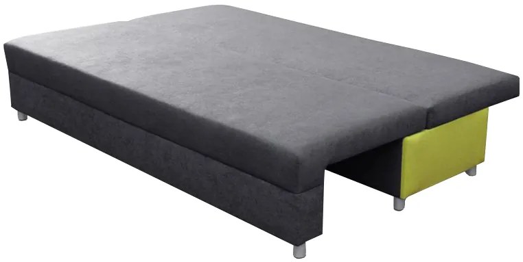 Pohovka trojsedačka Emerita (Sivá 81 + Zelená x101). Akcia -8%. Vlastná spoľahlivá doprava až k Vám domov. 793084