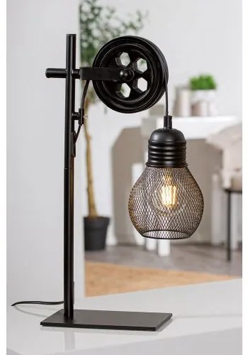 Dizajn stolná lampa industrial CAGE