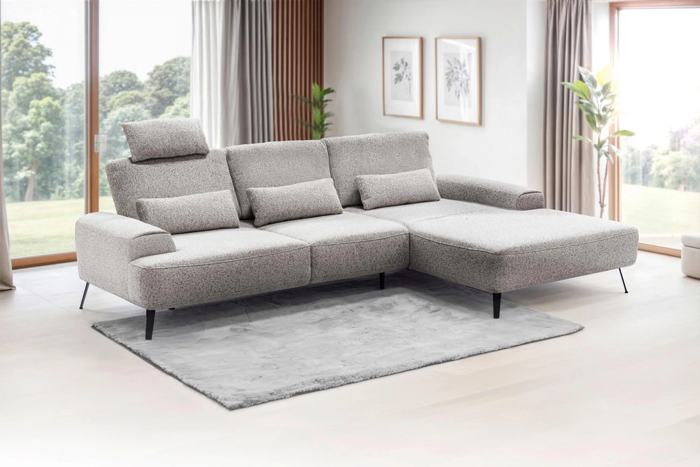 XXXLutz ROHOVÁ SEDAČKA, textil, béžová MID.YOU - Sedačky - 000694007706