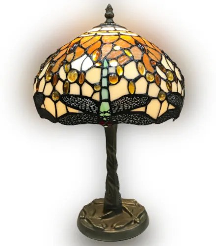 Kolekcia Tiffany lampy DRAGONFLY YELLOW