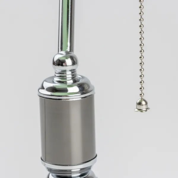 Brilagi - Stolná lampa BANK OFFICE 1xE27/60W/230V čierna/strieborná/zelená