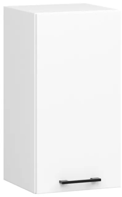 Rohová kuchynská linka OLIVIA 3 m s vitrínou biela