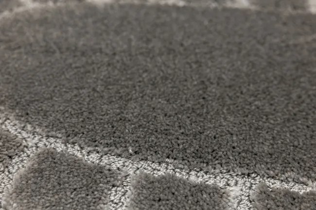 Kúpeľňový koberček OCEAN sivý ovál