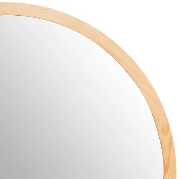 Atmosphera - Nástenné zrkadlo ANGELO pr. 110 cm borovica