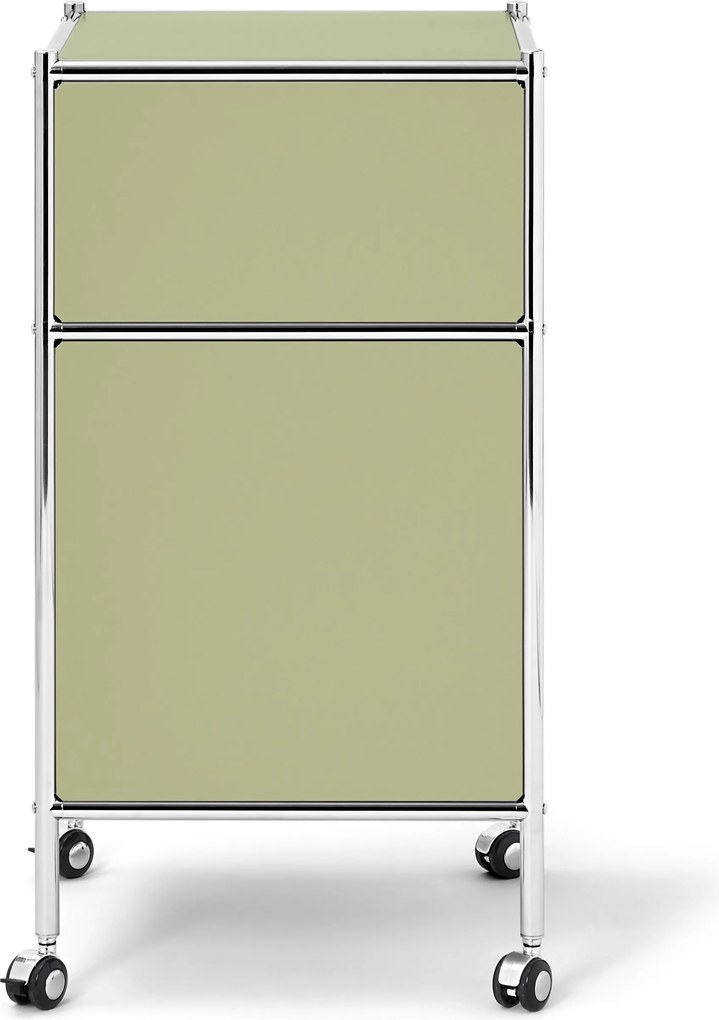 Kovová skrinka na kolieskach »CN3 Kids«, pistáciová