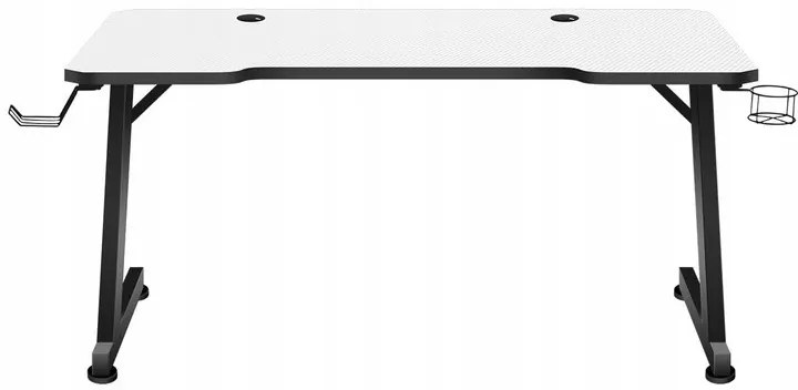 Moderný herný stôl v elegantnej bielej farbe